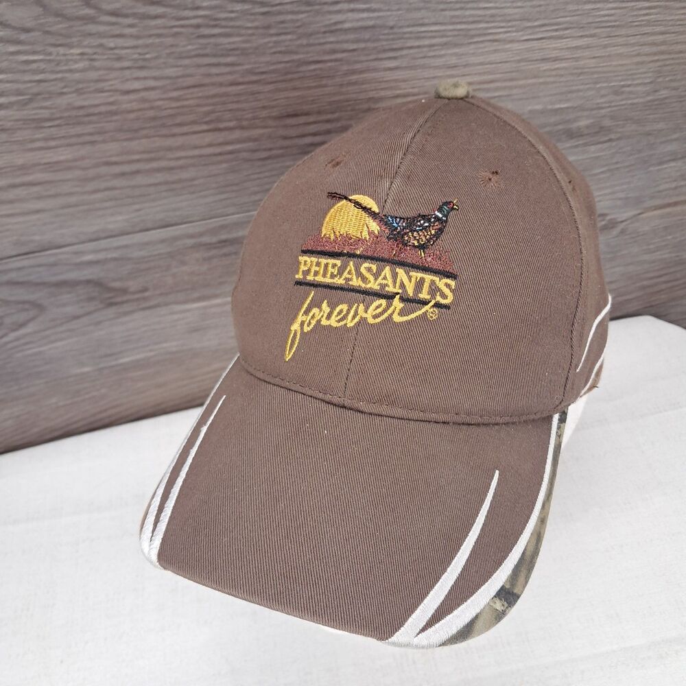 Dorfman Pacific Pheasants Forever Baseball Cap Men's Adjustable Brown Camo
